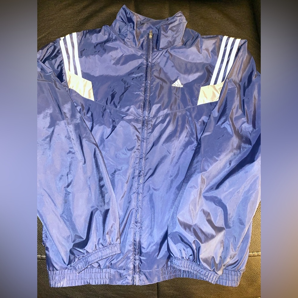Adidas vintage windbreaker jacket